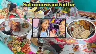 Shri Satyanarayan Katha vlog 😍🙏✨#pujavlog @thepriyankavlogs