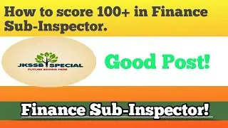 How to score 100+ in Finance Sub-Inspector!! Strategy!!