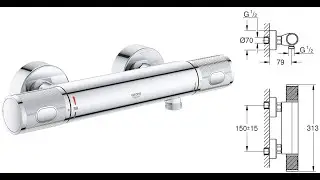 Grifo ducha GROHE - Grohtherm 1000 Performance
