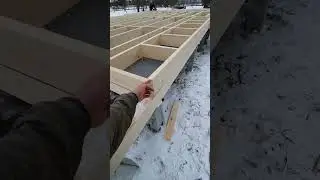Полы в каркасном доме #россия #воронеж #каркасныйдом