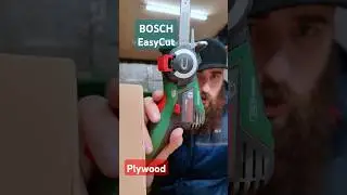 BOSCH EasyCut 12 - Can it cut straight thru Plywood? #shorts #boschtools
