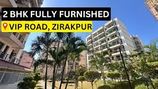 2BHK with Furniture Flat for Rent & Resale at Jaipuria Sunrise VIP Road Zirakpur