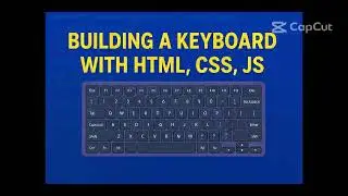Building a 3D Interactive Keyboard with HTML, CSS & JavaScript | Complete Project From Scratch! 🚀
