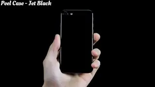 Turn your iphone 7 JET BLACK! -  Peel Jet Black Case
