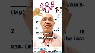 COMPARATIVOS - O Resumo #comparatives #ingles #classroom #vocabulary