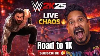 🔥 WWE 2K25 VERTICAL LIVE 🔥 Chaos Match on Mobile | Road to 1K #wwe #wwe2k25