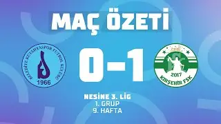 MA&Ccedil;IN &Ouml;ZETİ | Nesine 3. Lig 1. Grup | Belediye K&uuml;tahyaspor 0-1 Kırşehir Futbol Spor Kul&uuml;b&uuml;
