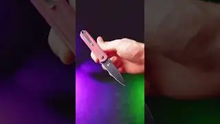 Kizer red denim micarta Feist #edc #pocketknife #shorts #youtubeshorts