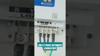 only 3 phase changeover #electricalproducts