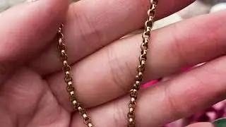 Victorian Gold Belcher Chain, 18 & 1/2