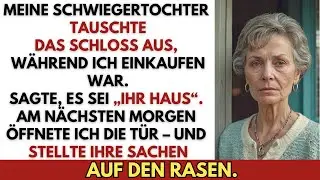 Meine Schwiegertochter tauschte die Schlösser aus–am nächsten Morgen lagen ihre Sachen auf dem Rasen