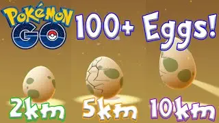 Hatching OVER 100 EGGS In Pokemon GO! RARE 10km + 5km + 2km Eggs From 2016 Hatch WEIRD Pokemon!