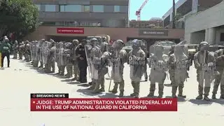 Trump&rsquo;s use of National Guard during LA immigration protests is illegal, judge rules