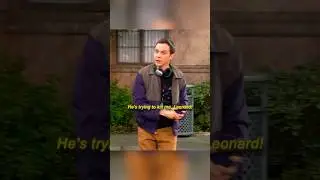 Sheldon won't let Howard use his parking spot.#film#movie #shortvideo