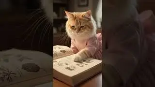 &ldquo;Study With Me Cat 📚 | Calm Focus for Late-Night Learning&rdquo; #usashorts #cuteanimals #cutecat #study
