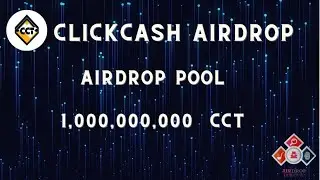 🕵️&zwj;♂️  ClickCash #Airdrop | 🏆 Reward Pool: 1 Billion CCT #airdrop #bitcoin