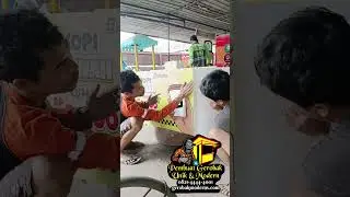 gerobak sepeda listrik go coffee