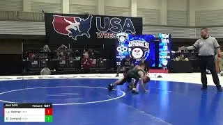Oscar Ormond vs John Reimer: 2025 Kids Folkstyle Nationals: 12U 58 Ibs Semifinals