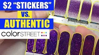COLOR STREET VS. $2 NAIL STICKERS (HONEST) APPLICATION + WEAR TEST