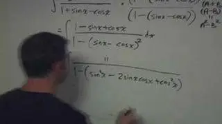 Integral involving some sin and cos and shrewd manipulation