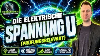 Elektrische Spannung U [ berechnen] 🟢 Elektrotechnik optimal f&uuml;r Techniker, Meister, Azubis [2020]