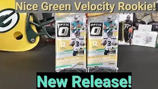 2020 Donruss Optic Football Fat Packs! New Release! Nice Rookie Green Velocity!