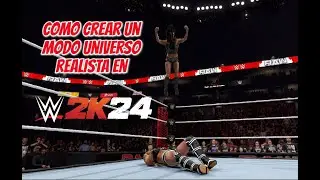 Como crear un modo universo realista en #WWE2K24 | Cap 1