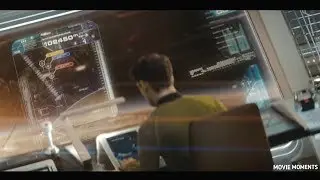 Десантная группа входит в атмосферу планеты. Стартрек (Star trek)