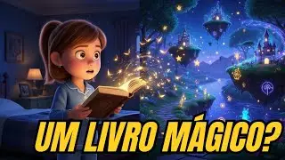 A Menina e o Livro que Brilhava à Noite 📖✨ | História Infantil