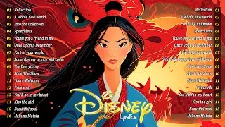 Greatest Disney Songs With Lyrics 👒 Disney Princess Songs 👒 The Most Romantic Disney Songs Playlist