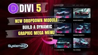 Divi 5 NEW Dropdown Module &ndash; Build a Dynamic Graphic Mega Menu