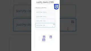 Justify Items css  #coding  #programming