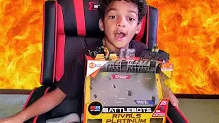Hexbug BattleBots Rivals Platinum Review - SawBlaze VS Whiplash!