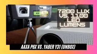[UNBOX] AAXA P6X Mini Projector unbox review VS. Yaber Y31 Projector unbox review
