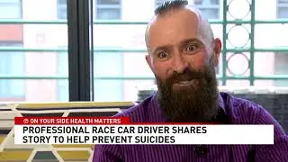 Champion off-road driver Justin Peck talks suicide prevention on ABC News