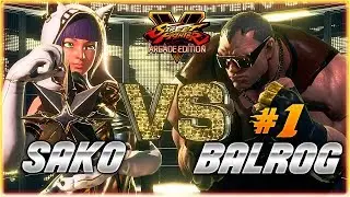 SFV AE ✪ SAKO (Menat) vs IWATE (#1 Online BALROG) | Ranked Sets ✪ SF5 TenSFV