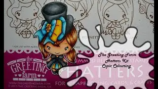 Copic Colouring - The Greeting Farm - Hatters Kit