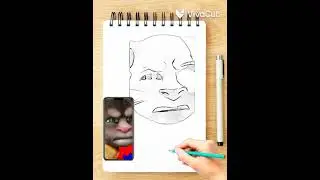 Drawing Talking Tom girl