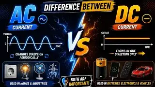 AC ⚡ vs DC 🔋 — What’s the REAL Difference?