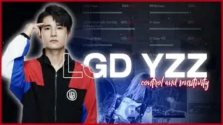 NEW SENSITIVITY AND CONTROL LGD YZZㅣ5 FINGER + GYRO BEST SENSITIVTY PUBG MOBILE