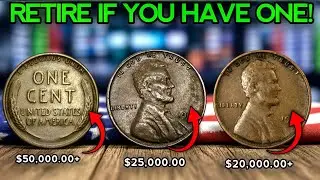 Top 4 Expensive Wheat Pennies Worth a Huge House 🏠😱 | Hidden U.S. Coin Treasures Revealed