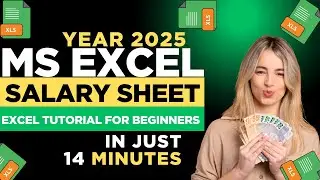 Excel Professional Salary Sheet | How to make SALARY in Excel