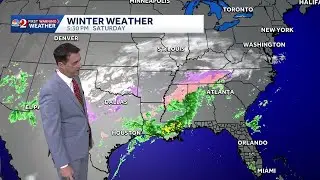 Major Winter storm on the move + record heat Sunday! 1.24.26