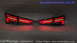 New Verna Fluidic 2021 Audi A3 Matrix Style Led Tail Lights if you want then call us on 09711510017