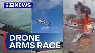 Rapid development in drone warfare within Europe | 9 News Australia