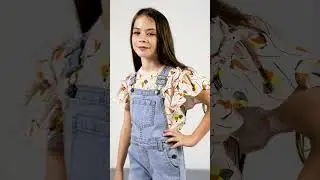 👧💙 Denim Dungarees &ndash; The Ultimate Cool Girl Vibe! 💙👧 | Enorsia