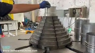 Pyramid Tube Expander for expanding tubes and tangent cuff of metal bellows expansion joints