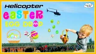 Helicopter EASTER EGG Drop & Hunt For Kids!!!
