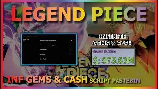 LEGEND PIECE Script Pastebin 2022 INFINITE GEMS | CASH | GET ALL FRUIT 🐲🔥