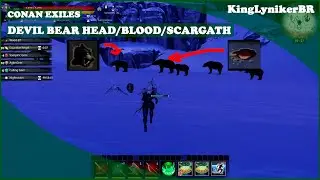 Conan Exiles - Devil Bear Head / Blood / Scargath